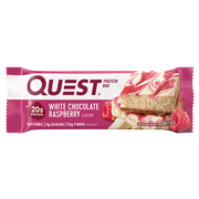 Quest Bar protein bar, White Choc Rasp, 20g, NZ Supps
