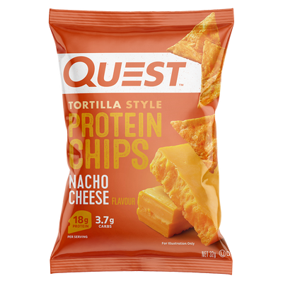 Quest Tortilla Protein Chips protein powder, Nacho Cheese, NZ Supps
