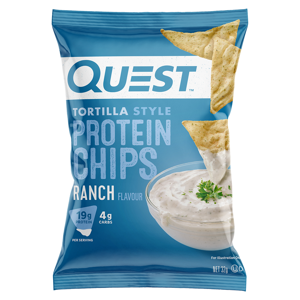 Quest Tortilla Protein Chips, Ranch