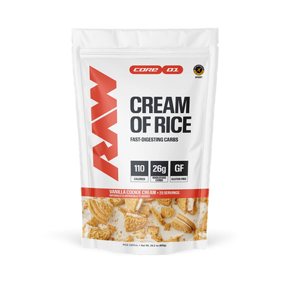 RAW Nutrition Cream of Rice, Vanilla Cookie Cream powder