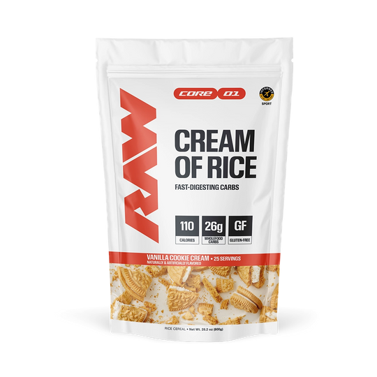 RAW Nutrition Cream of Rice, Vanilla Cookie Cream powder