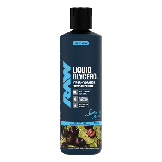Raw Nutrition Liquid Glycerol Sam Sulek Edition Cherry Lime front