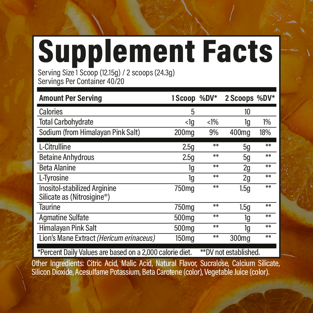 Raw Nutrition Pump Non Stim