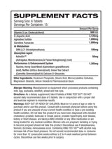 Ronnie Coleman King Test supplement facts and nutrition panel