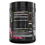 Ryse Godzilla Pre Workout Strawberry Kiwi supplement facts and nutrition panel