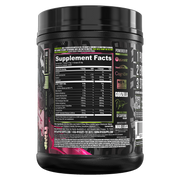 Ryse Godzilla Pre Workout Strawberry Kiwi supplement facts and nutrition panel