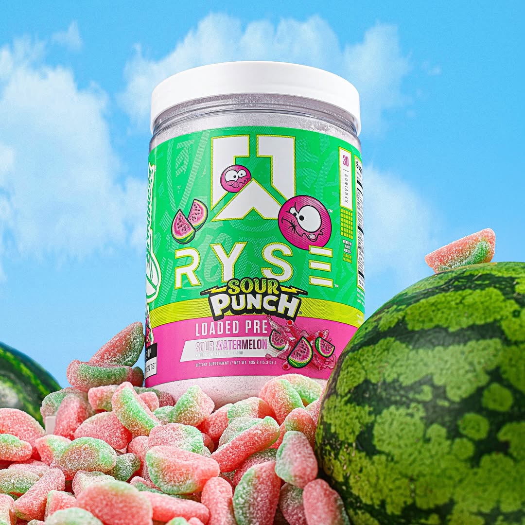 Ryse Loaded Pre Workout - Sour Punch Sour Watermelon