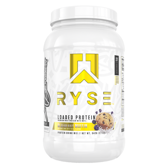 Ryse Loaded Protein, Bberry Muffin powder