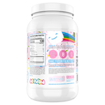 Ryse Loaded Protein Jet Puffed Birthday Cake supplement facts and nutrition panel
