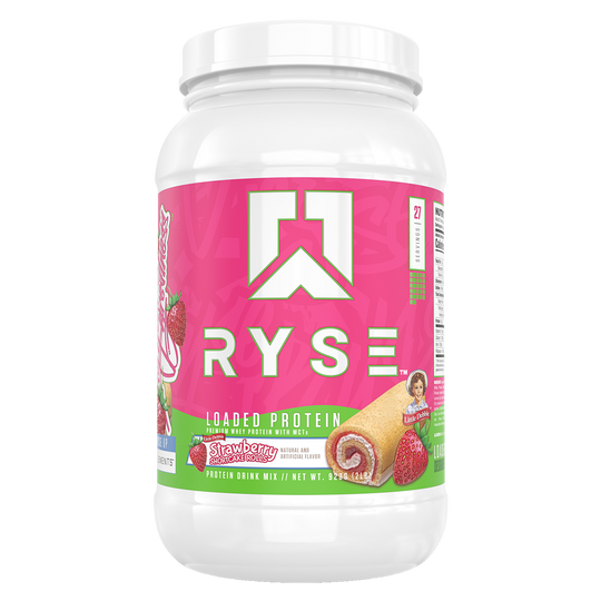 Ryse Loaded Protein, Strw Shrtcke Roll powder