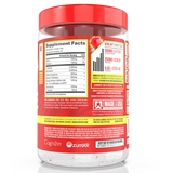 Ryse Loaded Pre Workout Ring Pop Cherry supplement facts and nutrition panel
