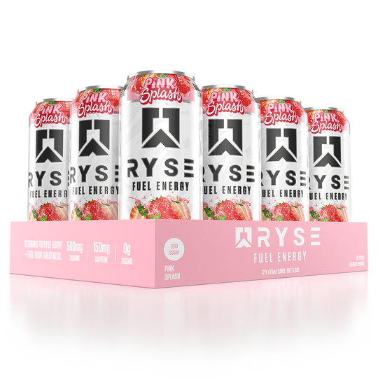 Ryse Fuel Energy Drink, Pink Splash ready-to-drink