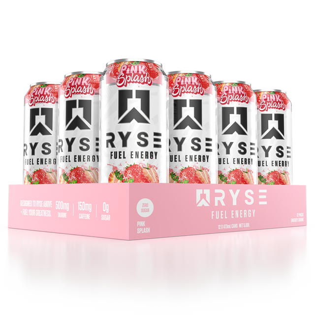 Ryse Fuel Energy Drink, Pink Splash ready-to-drink