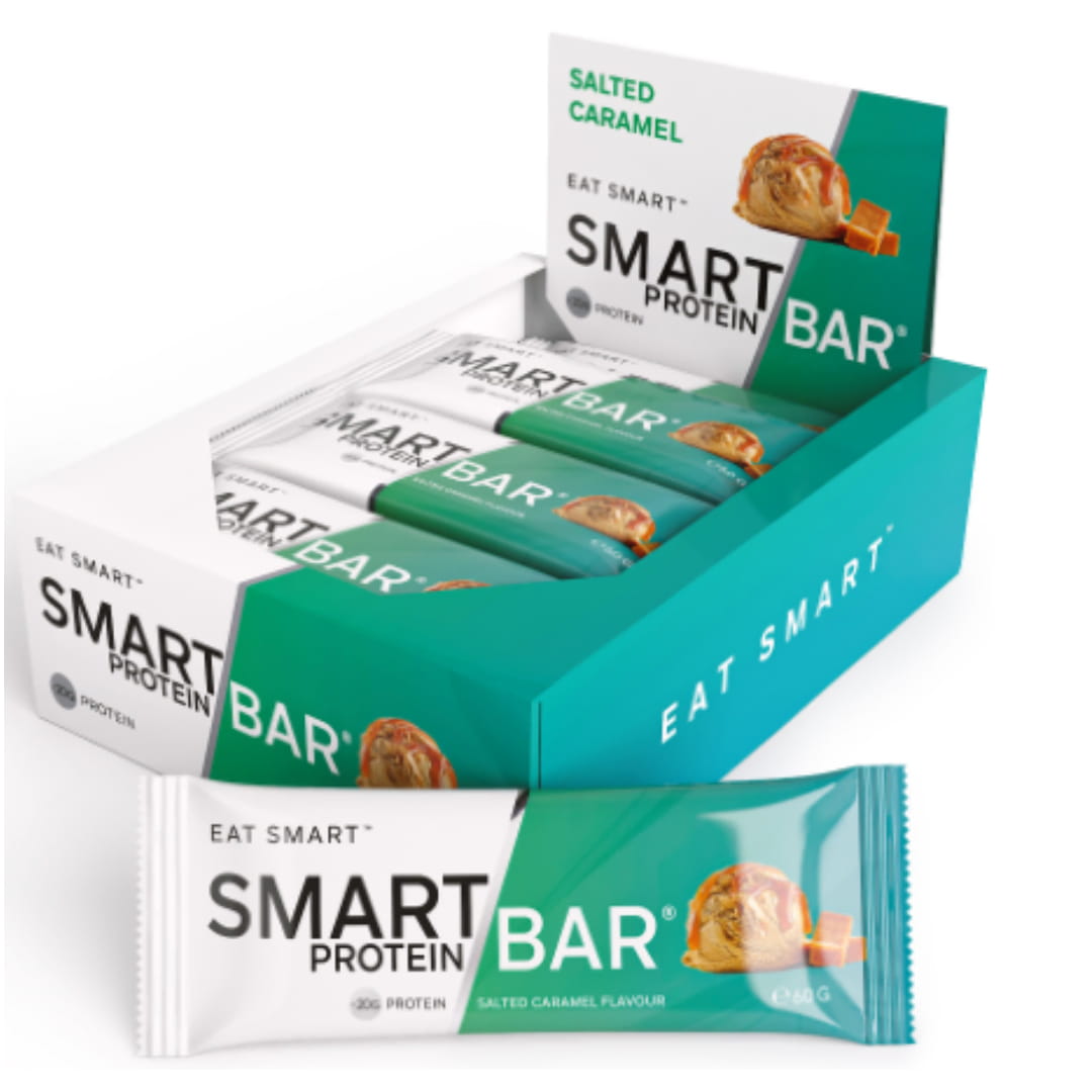 Smart Protein Bar 12-Pack Smart Bar - Salted Caramel, 720g (12 Serves) - 12 pack