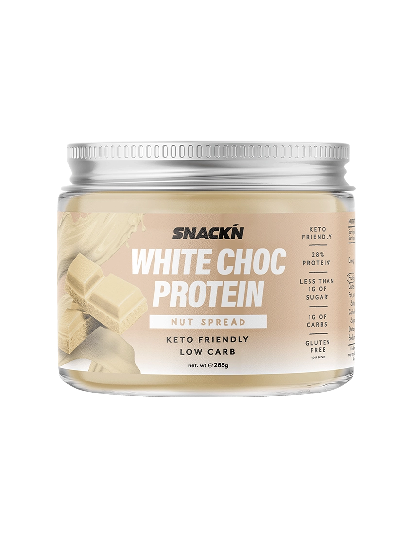 Vitawerx Protein Nut Spread protein powder, White Choc, 265g, NZ Supps
