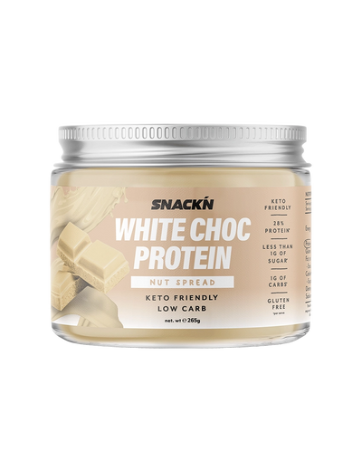 Vitawerx Protein Nut Spread protein powder, White Choc, 265g, NZ Supps