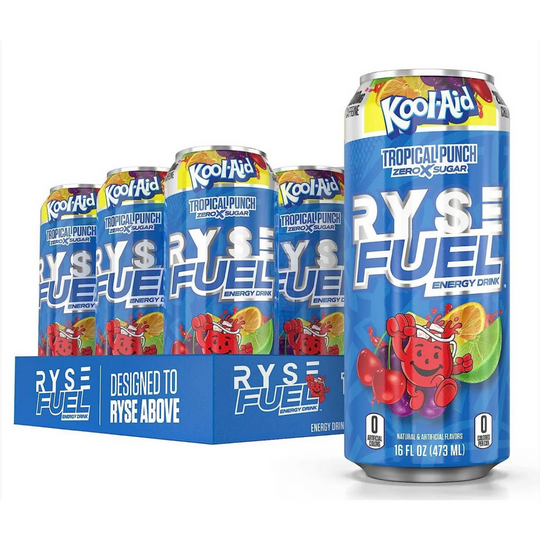 Ryse 12-Pack Fuel Energy Drink - Tropical Punch