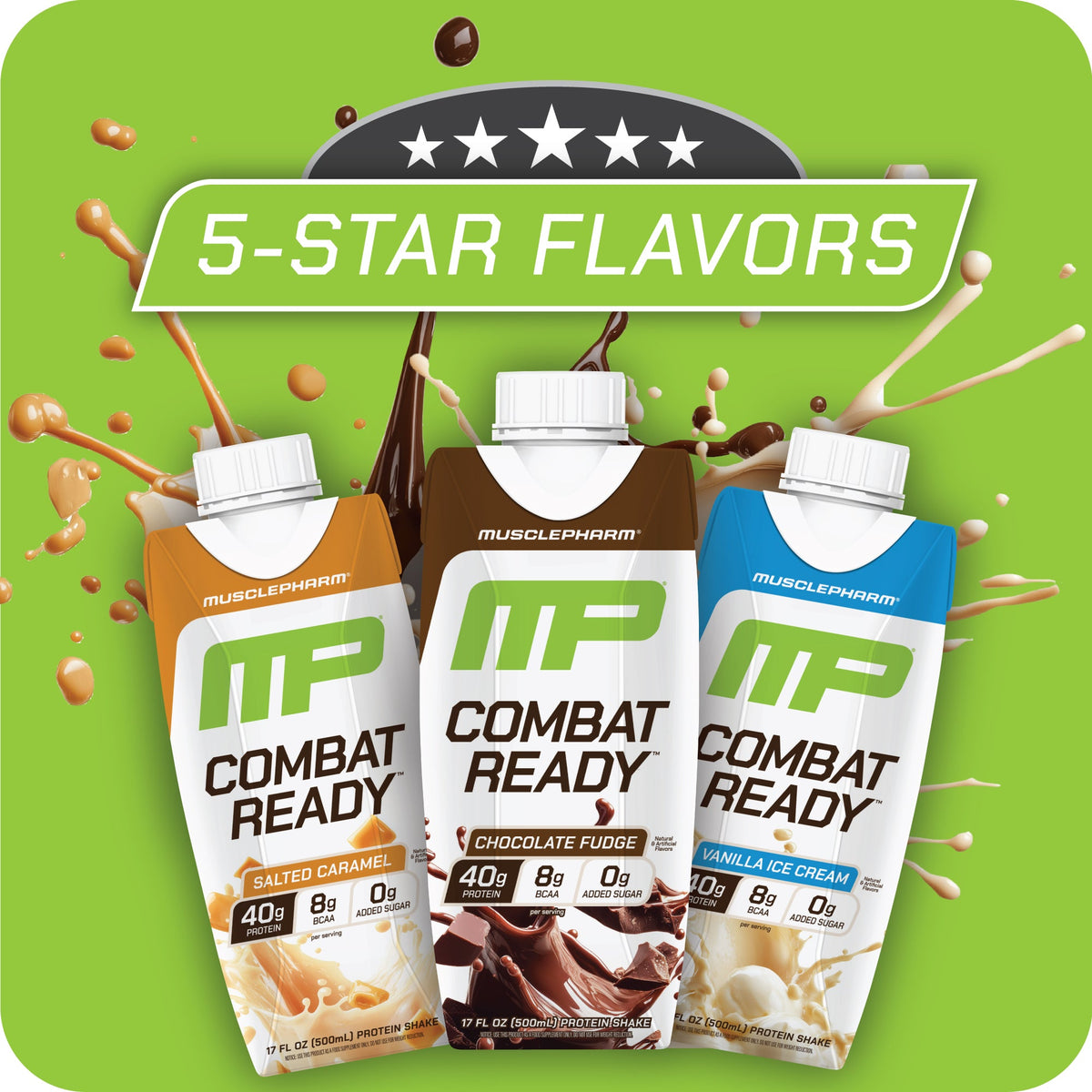 MusclePharm Combat Ready RTD, Chocolate