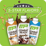 MusclePharm Combat Ready RTD, Chocolate — pack (3)