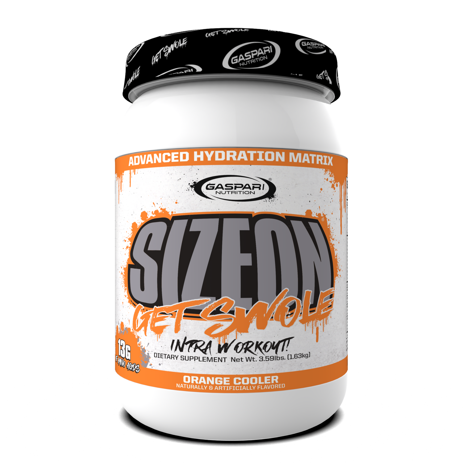Gaspari Size On, Orange Cooler powder