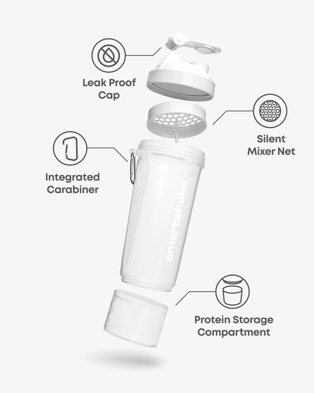 SmartShake Smart Shake Slim White nutrition panel