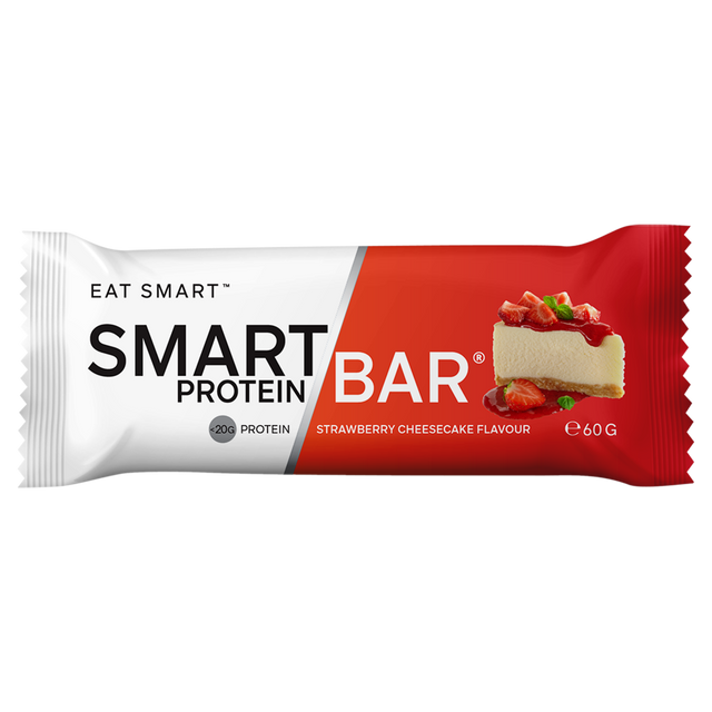 Smart Protein Bar Smart Bar, Strawberry Cheesecake, NZ Supps