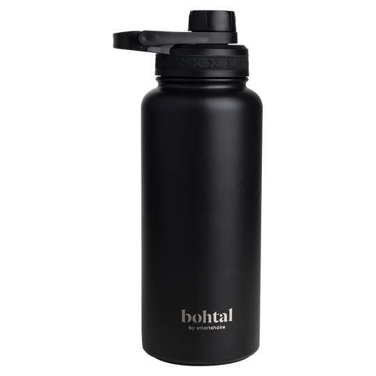 SmartShake Bohtal Insulated Sports Bottle, Black