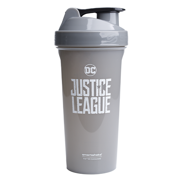 SmartShake DC Comics Lite shaker bottle, Justice League, 800ml, NZ Supps