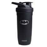 SmartShake DC Comics Reforce - Batman Logo - shaker bottle, front, NZ Supps