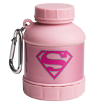 SmartShake DC Comics Whey2Go Funnel shaker bottle, Supergirl, pack (2), NZ Supps