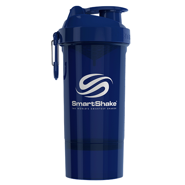 SmartShake Original2Go One shaker bottle, Navy Blue, NZ Supps