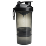 SmartShake Original2Go shaker bottle, Gunsmoke Black powder, NZ Supps