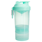 SmartShake Original2Go shaker bottle, Mint Green powder, NZ Supps