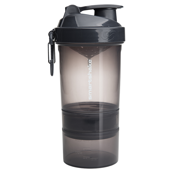 SmartShake Original2Go shaker bottle, Space Grey powder, NZ Supps