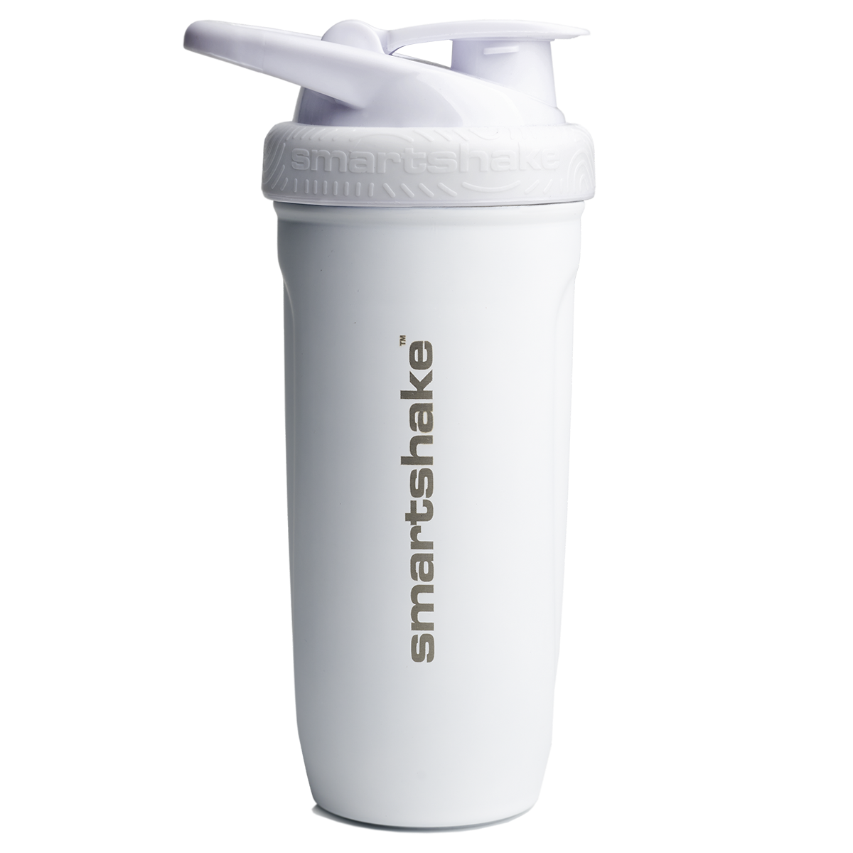 SmartShake Reforce Stainless Steel shaker bottle, White powder, NZ Supps