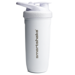 SmartShake Reforce Stainless Steel shaker bottle, White powder, NZ Supps