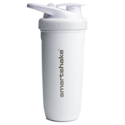 SmartShake Reforce Stainless Steel shaker bottle, White powder, NZ Supps