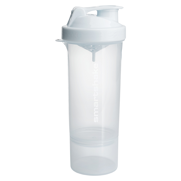 SmartShake Smart Shake Slim shaker bottle, White powder, NZ Supps