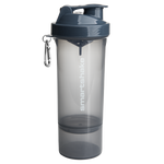 SmartShake Smart Shake Slim shaker bottle, Stormy Grey powder, NZ Supps
