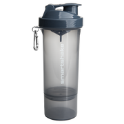 SmartShake Smart Shake Slim shaker bottle, Stormy Grey powder, NZ Supps