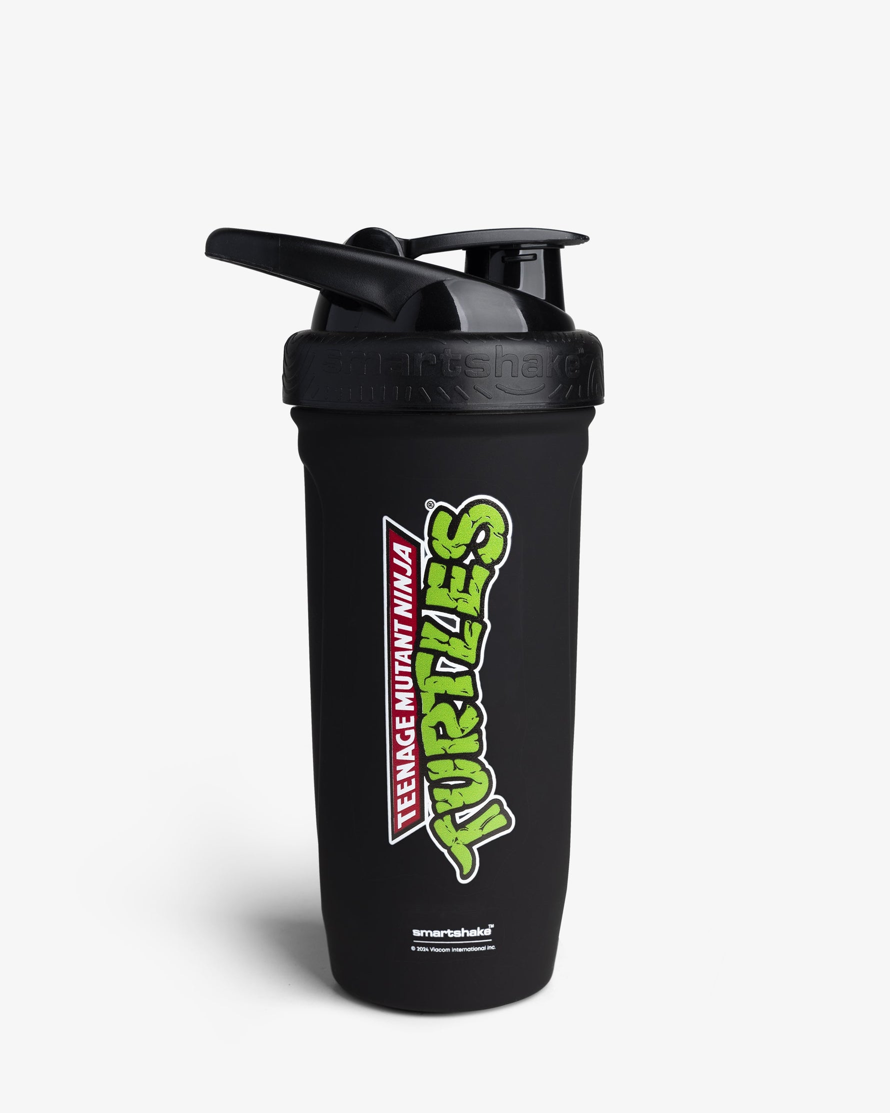 SmartShake Reforce TMNT Classic Logo Black shaker bottle front of pack