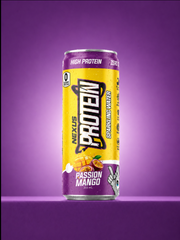 Nexus Super Protein Sparkling Water Passion Mango can front