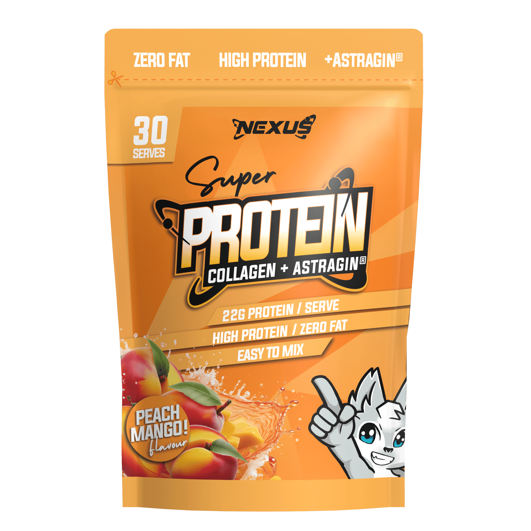 Nexus Super Protein, Peach Mango powder