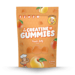 Macro Mike Creatine Gummies Peach Lolly 540g front