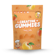 Macro Mike Creatine Gummies Peach Lolly 540g front