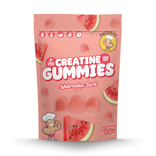 Macro Mike Creatine Gummies Watermelon Burst 540g front