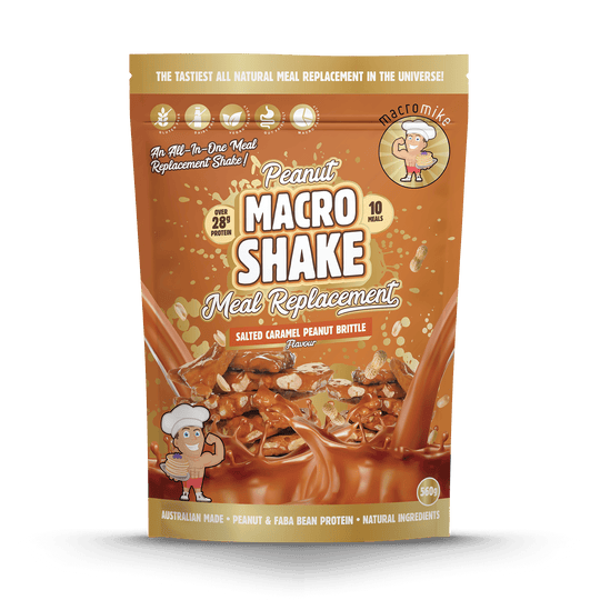 Macro Mike Peanut Macro Shake Salted Caramel Peanut Brittle front