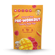 Macro Mike Pre-Workout Raspberry Mango Tango 250g front