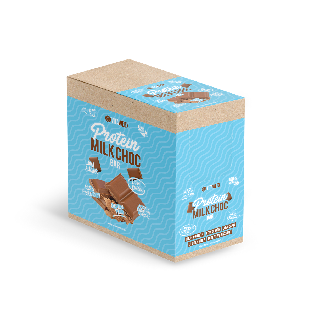 Vitawerx Choc Bar, Coconut Rough