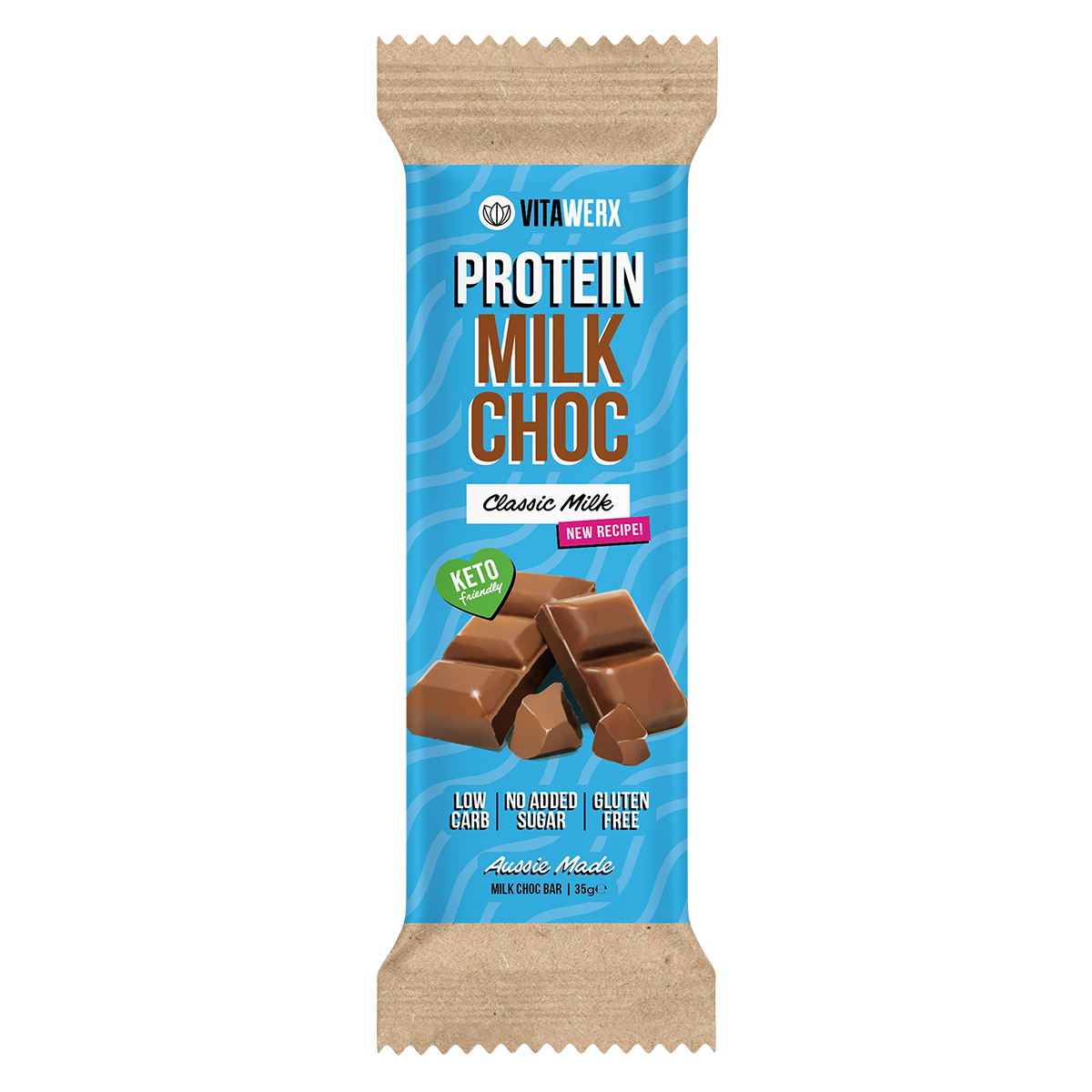 Vitawerx Choc Bar, Classic Milk